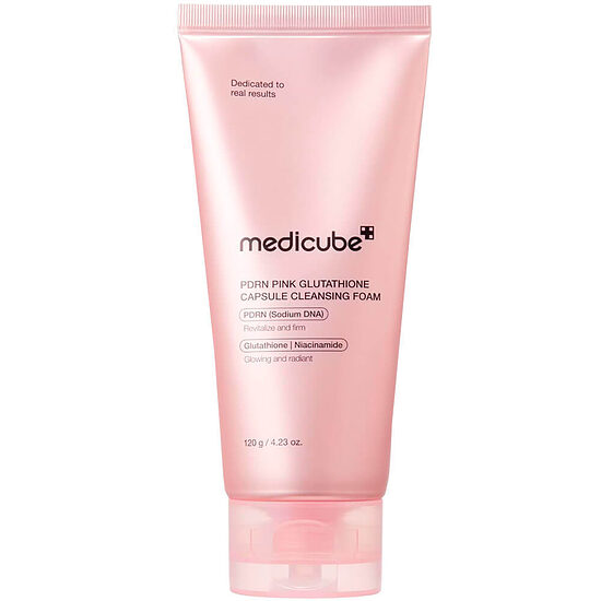 Капсульная пенка для умывания с ПДРН и глутатионом Medicube PDRN Pink Glutathione Capsule Cleansing Foam